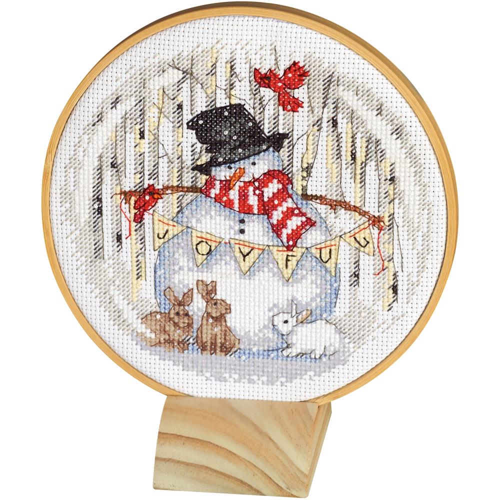 (image for) Joyful Snowglobe Counted Cross Stitch Kit